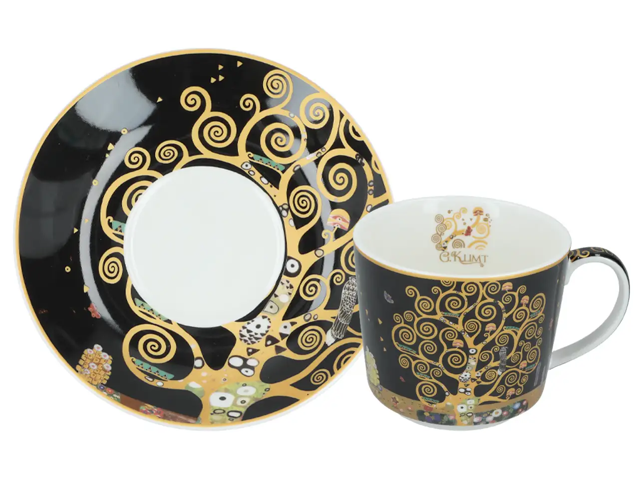 Filiżanka ze spodkiem - G. Klimt, Drzewo życia (CARMANI)